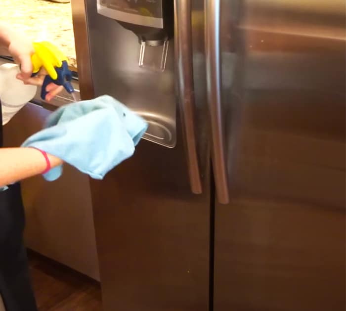 How To Clean Stainless Steel Refrigerator -Kitchen Cleaning Tips and Tricks