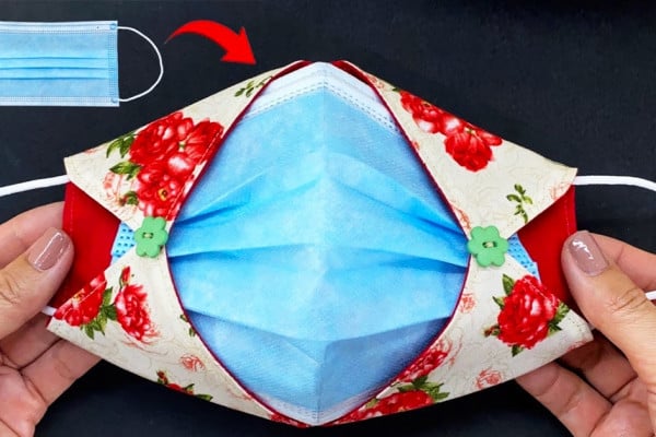How To Make Surgical Cover Face Mask - DIY Face Mask Cover - DIY Sewing