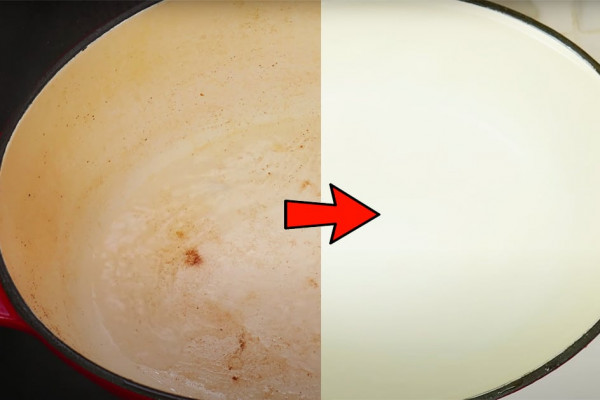 How To Remove Stains Off Dutch Oven Pots - DIY Stain Removal From Enamel Dutch Oven Pots - Pot Cleaning