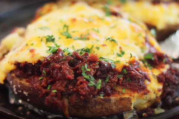Twice Baked Sloppy Joe Potato Recipe - Sloppy Joe Recipe - Twice Baked Potatoes