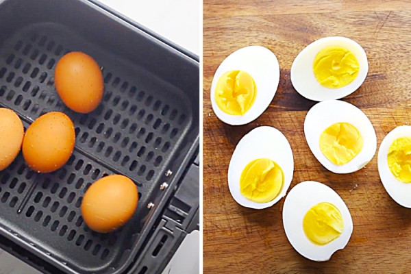 How To Make Hard Boiled Eggs In An Air Fryer - Easy Egg Ideas - Hard Boiled Eggs Recipe