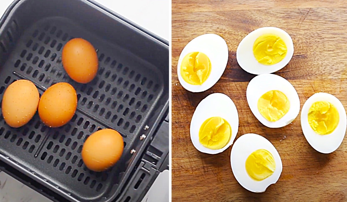 How To Make Hard-Boiled Eggs In An Air Fryer | DIY Joy Projects and Crafts Ideas