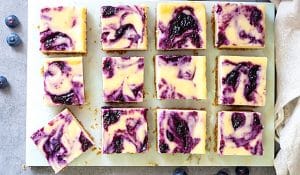 Blueberry Cheesecake Swirl Bars Recipe