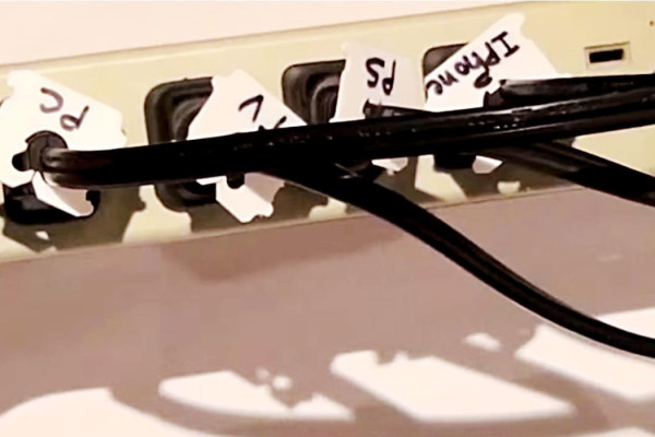 How To Label Cords With Bread Tabs - Easy Bread Tabs Hack - How To Use Bread Tabs