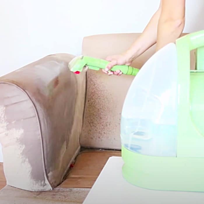 How To Clean A Fabric Sofa - Easy Cleaning Ideas - Cleaning Hacks