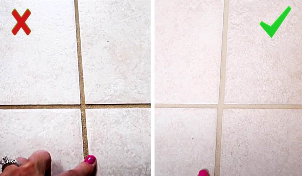 How To Clean Grout Lines - Easy Way To Clean Grout - Bathroom Cleaning Hacks