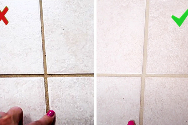 How To Clean Grout Lines - Easy Way To Clean Grout - Bathroom Cleaning Hacks