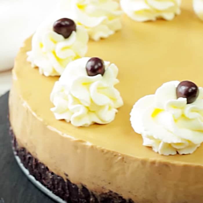 Coffee Ice Cream Recipe - Fun Cheesecake Recipe - No Bake Cheesecake Recipe 