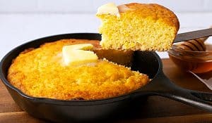 20-Minute Tender Cheesy Cornbread Recipe