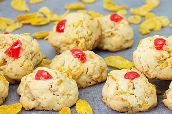 Cornflake Cookies Recipe - Easy Cookie Ideas - Cornflake Recipes