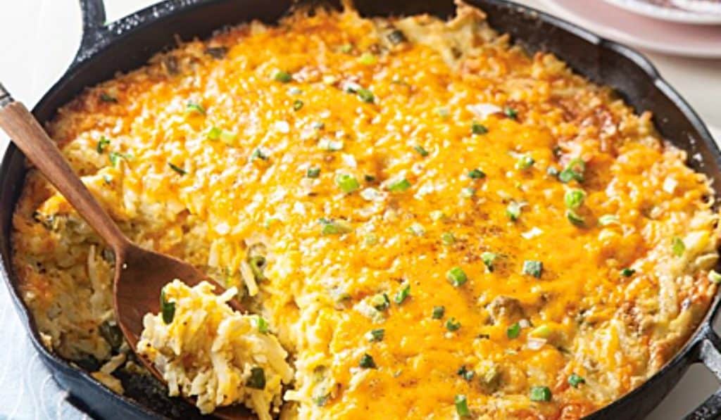 Copycat Hash Brown Casserole Recipe - Easy Hash Brown Casserole - Potato Recipe Ideas
