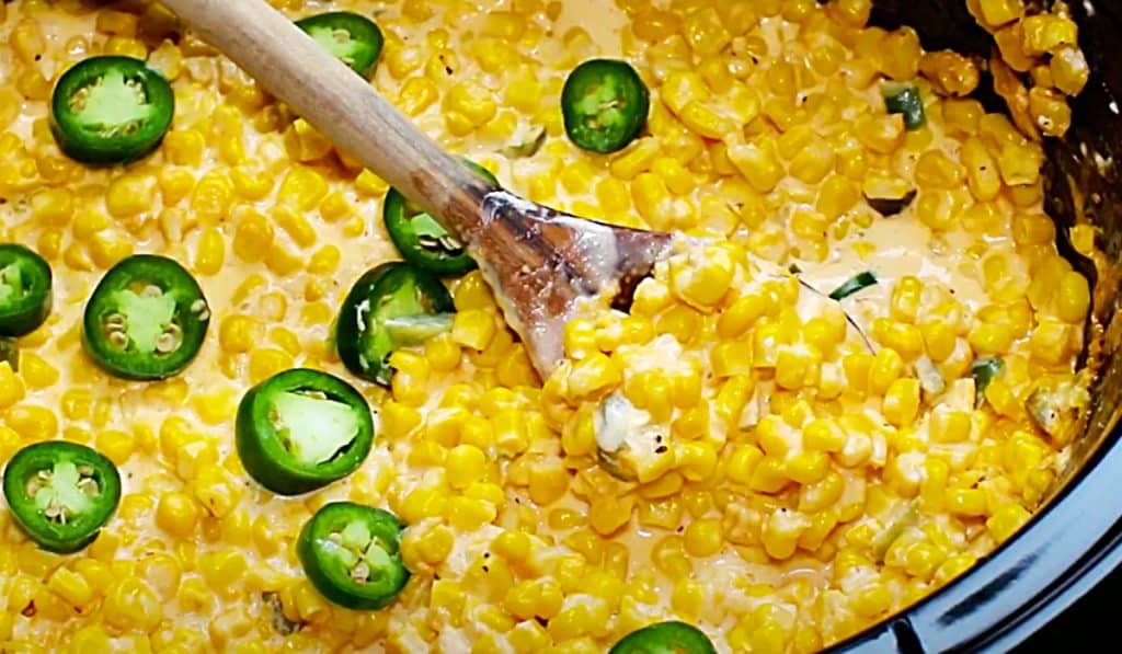 Crockpot Corn And Jalapeno Casserole - Easy Casserole Recipe - Easy Crockpot Casserole Recipes