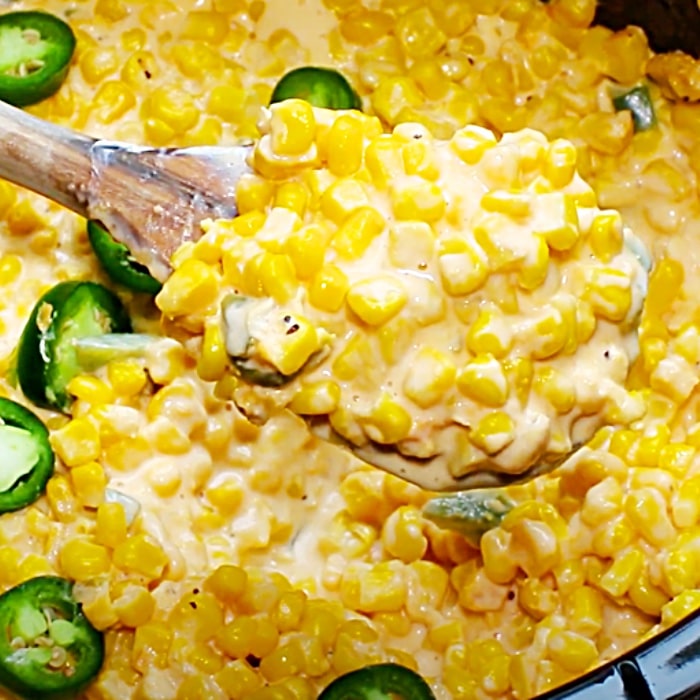 Crockpot Corn And Jalapeno Casserole Recipe - Easy Casserole - Cheap Meal Ideas
