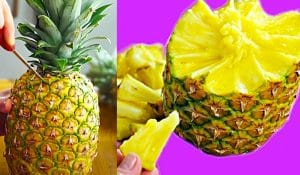 Easy Way To Peel And Eat A Pineapple