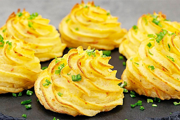 Parmesan Chili Duchess Potatoes Recipe - Easy Potato Ideas - Side Dish Recipes