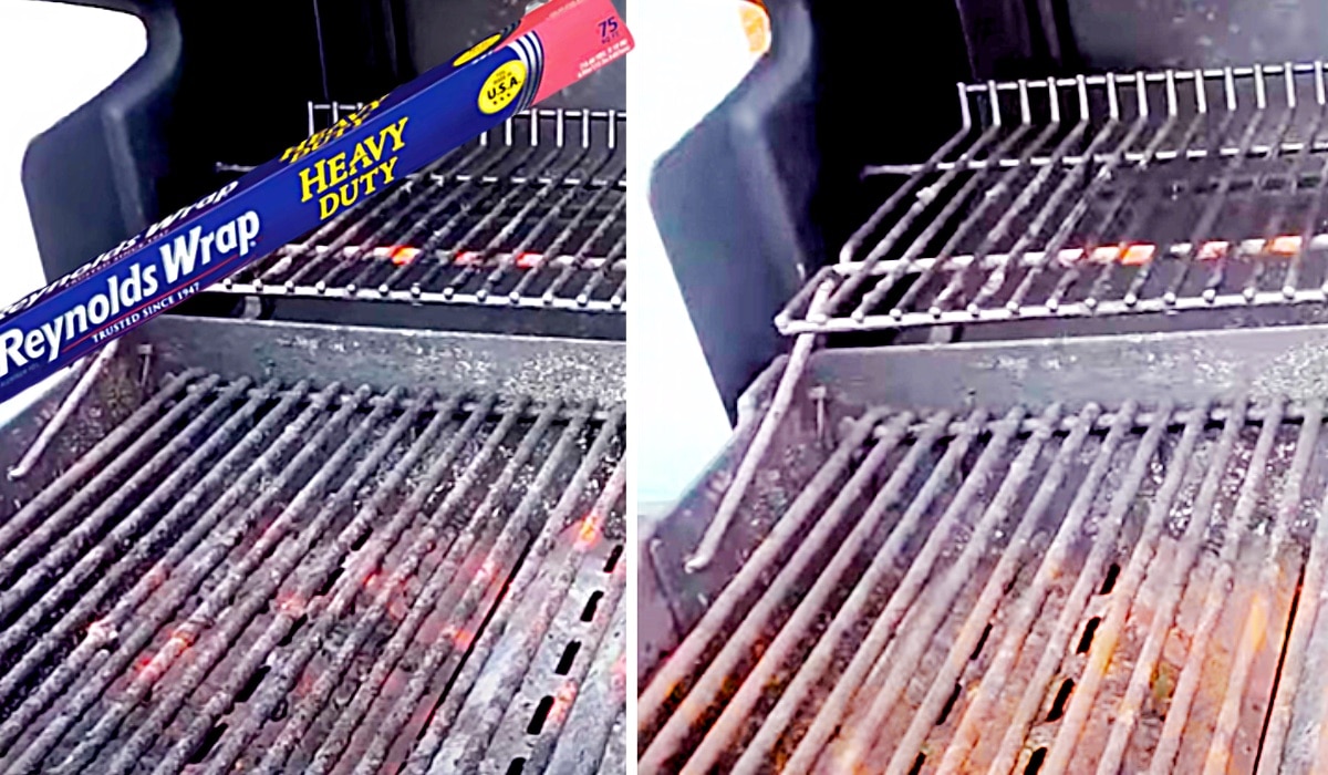 How To Clean A BBQ Grill With Foil | DIY Joy Projects and Crafts Ideas