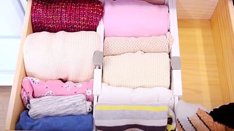 How To Fold And Organize Clothes Properly | DIY Joy Projects and Crafts Ideas