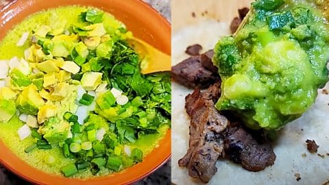 Green Salsa With Avocado Recipe | DIY Joy Projects and Crafts Ideas