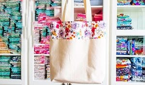 How To Sew An Easy Grocery Tote