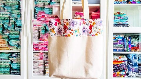 How To Sew An Easy Grocery Tote | DIY Joy Projects and Crafts Ideas