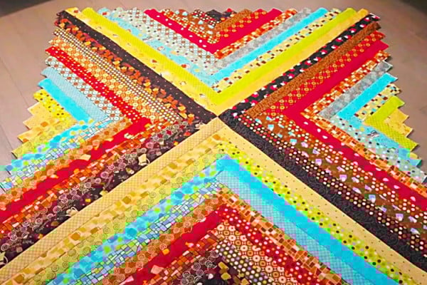 Easy Jelly Roll Quilt - Free Jelly Roll Quilt Pattern - Fun Quilting Project