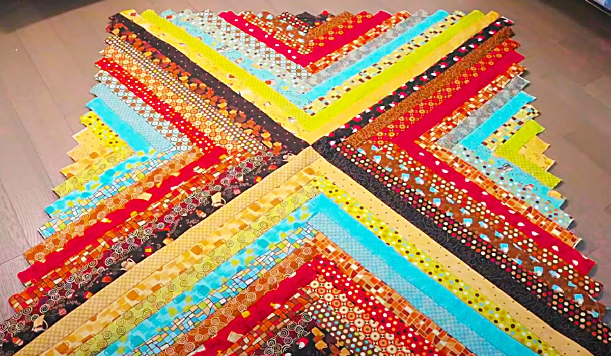 Easy Jelly Roll Quilt With Free Pattern