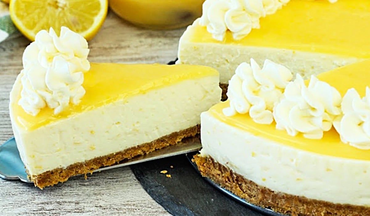 No-Bake Lemon Cheesecake Recipe | DIY Joy Projects and Crafts Ideas