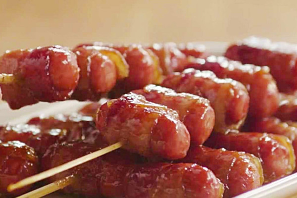 Bacon Wrapped Brown Sugar Lil Smokies Recipe - Appetizer Ideas - Lill Smokies Appetizer