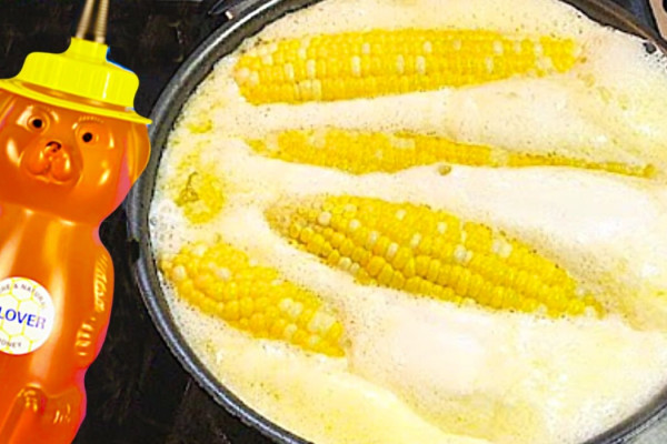 Milk And Honey Sweet Corn Recipe - How To Make Corn On The Cob - Easy Corn Idea