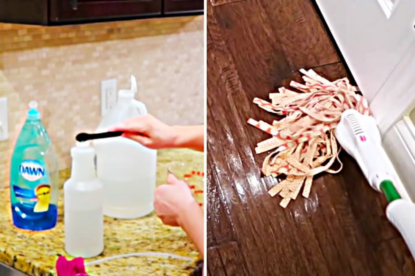 Easy Way To Mop Any Floor - Floor Cleaning Hacks - How To Mop A Floor