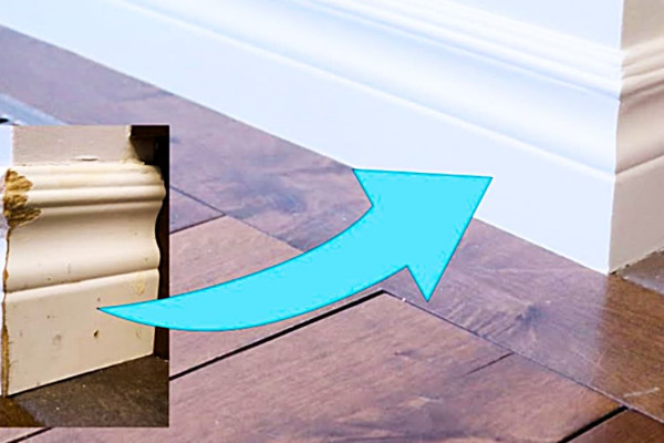 How To Paint Baseboards - Easy Painting Hacks - Baseboard Painting