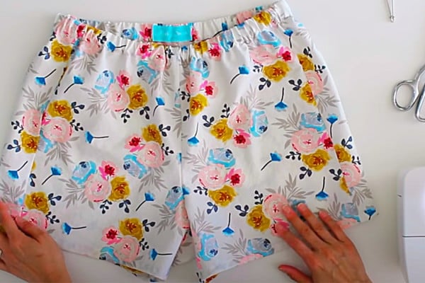 How To Make Easy Pajama Shorts - Easy Sewing Pattern - Free Pajama Shorts Pattern