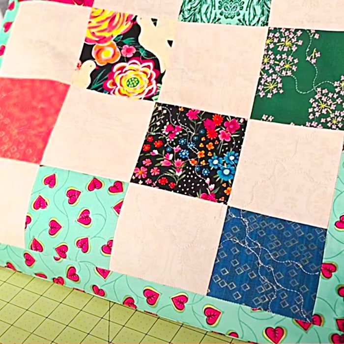 How To Make A Patchwork Pillow - Easy Patchwork Pillow Pattern - Free Pillow Pattern
