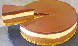 No-Bake Peanut Butter And Chocolate Cheesecake Recipe