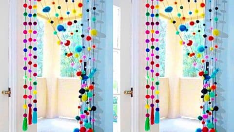 How To Make A Pom-Pom Door Hanging | DIY Joy Projects and Crafts Ideas
