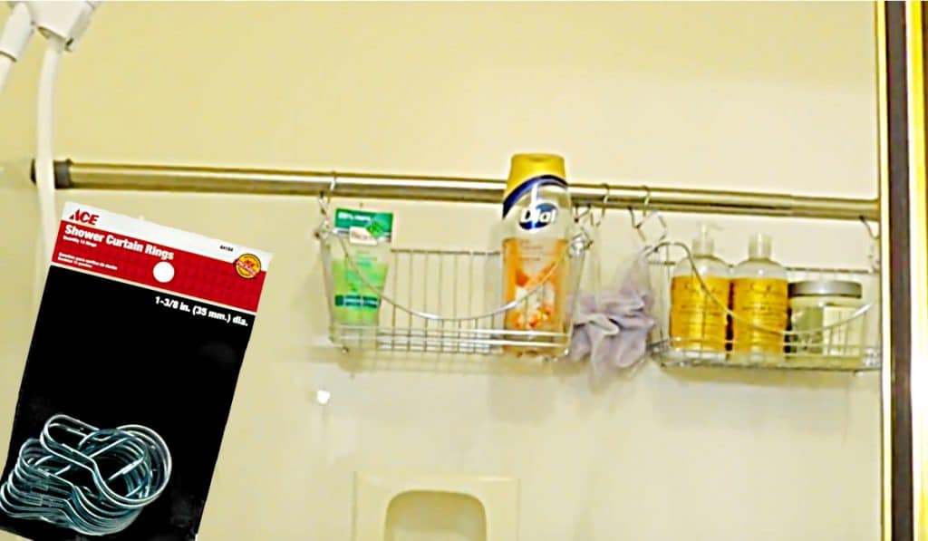 How To Make A Quick Shower Caddy - Easy Shower Hack - Bathroom Ideas