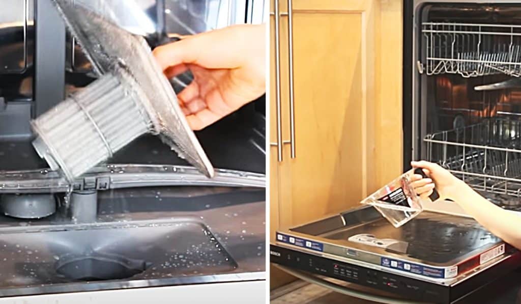 How To Clean A Smelly Dishwasher - Easy Dishwasher Hack - Dishwasher Cleaning Ideas