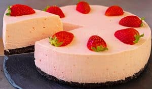 No-Bake Strawberry Cheesecake Recipe