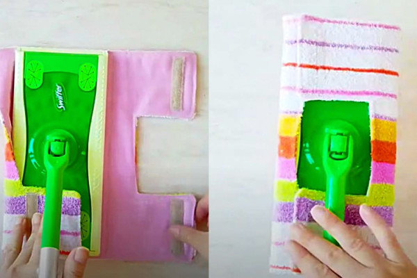 How To Make DIY Swiffer Pads - Wet And Dry Swiffer Pads - Easy Cleaning Hacks