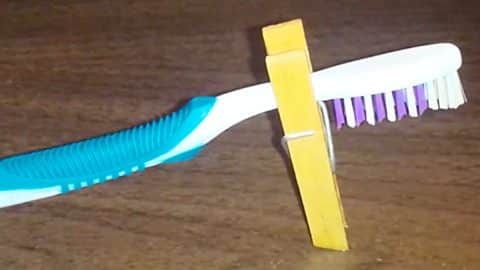 How To Make A Clothespin Toothbrush Holder | DIY Joy Projects and Crafts Ideas