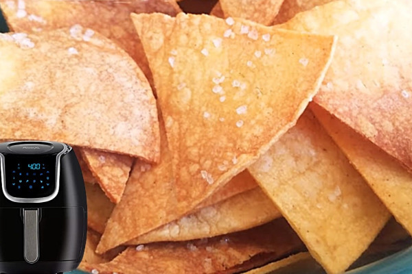 How To Make Air Fryer Tortilla Chips - Easy Air Fryer Snacks - Air Fryer Recipes