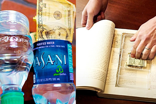 Six Secret Hiding Places - DIY Hiding Places - How To Hide Cash