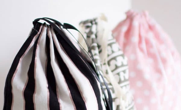 Easy DIY Drawstring Bag - Easy Sewing Project