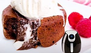 Air Fryer Chocolate Lava Cake Recipe