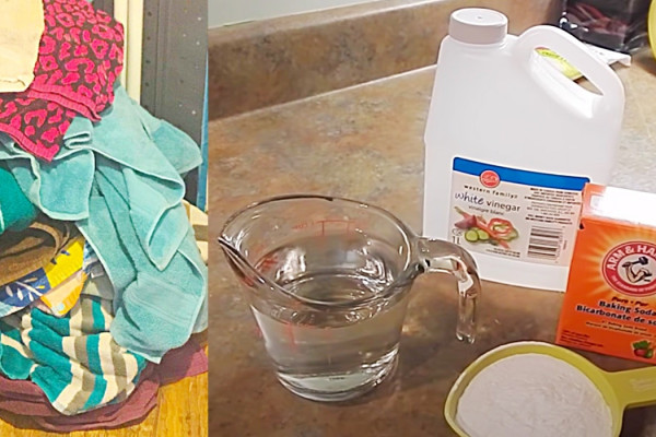 How To Clean Mildew From Towels - Easy Cleaning Ideas - Laundry Hacks