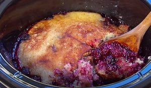 Crockpot Cobbler With Blackberries Recipe