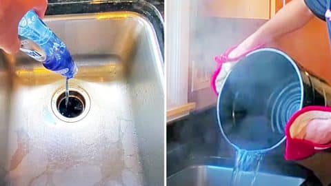 How To Clean A Sink Drain With Dish Soap And Boiling Water | DIY Joy Projects and Crafts Ideas