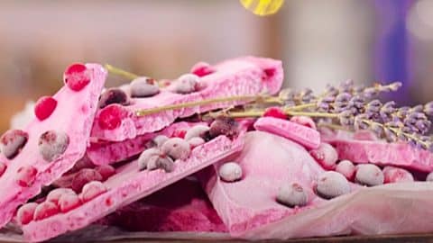 Berry Frozen Yogurt Bark Recipe | DIY Joy Projects and Crafts Ideas