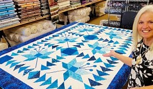 Geese In The Lillies Quilt Pattern With Donna Jordan