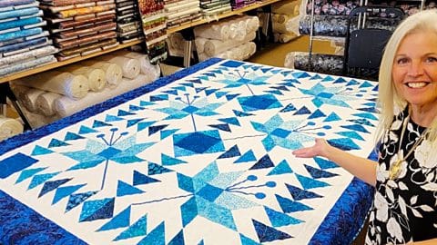 Geese In The Lillies Quilt Pattern With Donna Jordan | DIY Joy Projects and Crafts Ideas